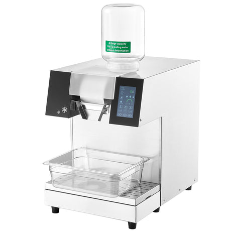 Commercial Snowflake Ice Machine, 397LBS/24H Snowflake Ice Maker, Stainless Steel Ice Shaver Machine,, image 11