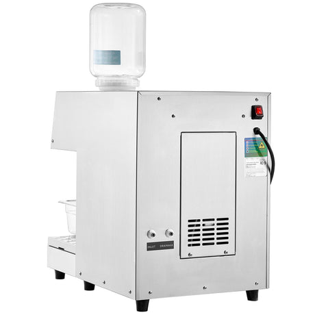 Commercial Snowflake Ice Machine, 397LBS/24H Snowflake Ice Maker, Stainless Steel Ice Shaver Machine,, image 12