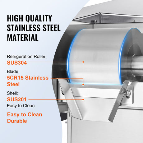 Commercial Snowflake Ice Machine, 385LBS/24H Snowflake Ice Maker, Stainless Steel Ice Shaver Machine,, image 5