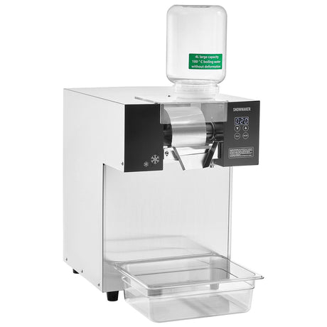 Commercial Snowflake Ice Machine, 385LBS/24H Snowflake Ice Maker, Stainless Steel Ice Shaver Machine,, image 10