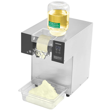 Commercial Snowflake Ice Machine, 385LBS/24H Snowflake Ice Maker, Stainless Steel Ice Shaver Machine,, image 11