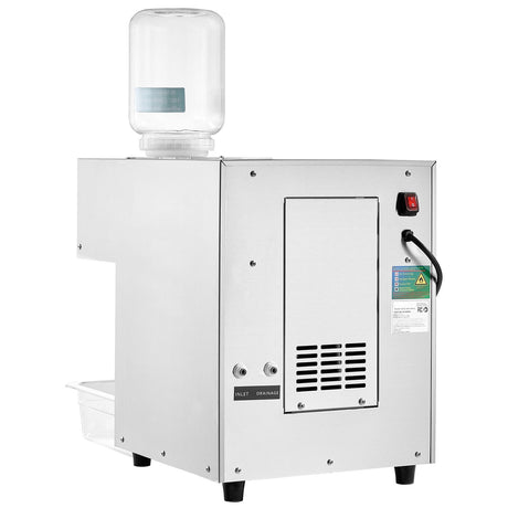 Commercial Snowflake Ice Machine, 385LBS/24H Snowflake Ice Maker, Stainless Steel Ice Shaver Machine,, image 12
