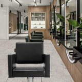 VEVOR Salon Chair, Barber Chair for Hair Stylist, Styling Chair with Heavy Duty Hydraulic Pump, Swivel Hair Salon Chair with Footrest for Beauty Spa