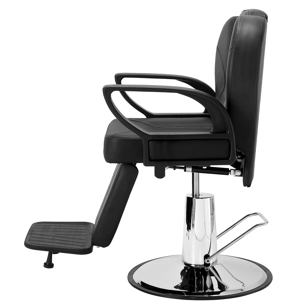VEVOR Salon Chair Hydraulic Recliner Barber Chair for Hair Stylist 360 Degrees Swivel 90°-130° Reclining Salon Chair for Beauty Spa Shampoo Max Load Weight 330 lbs Black