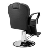 VEVOR Salon Chair Hydraulic Recliner Barber Chair for Hair Stylist 360 Degrees Swivel 90°-130° Reclining Salon Chair for Beauty Spa Shampoo Max Load Weight 330 lbs Black - Extra Image
