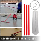 Vevor Bull Float Concrete Float 1200x200mm Concrete Tool Trowel Float Handle & Bracket - 45-Degree Angle