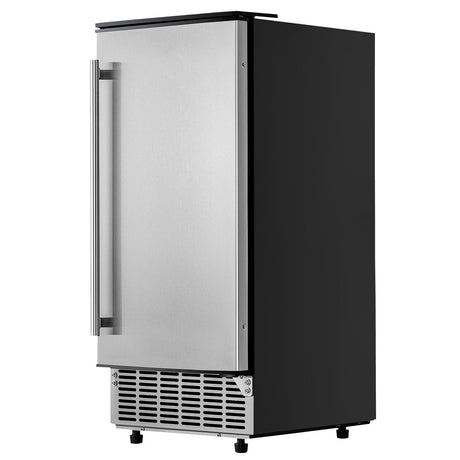 Undercounter Built-in Ice Maker, 80 Lbs/Day Under Counter Ice Maker Machine with Reversible Door Stainless, image 11