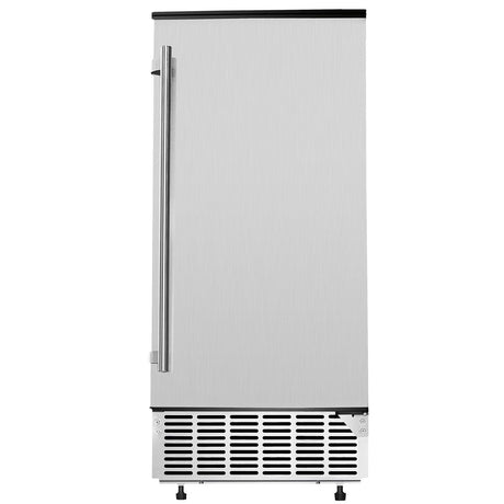 Undercounter Built-in Ice Maker, 80 Lbs/Day Under Counter Ice Maker Machine with Reversible Door Stainless, image 12