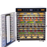 VEVOR 10 Trays Food Dehydrator Machine Stainless Steel 1000W Jerky Fruit Drying - Extra Image