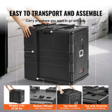 VEVOR Insulated Food Pan Carrier, 82 Qt Hot Box for Catering, LLDPE Food Box Carrier w/ Double Buckles, Front Loading Food Warmer w/ Handles,