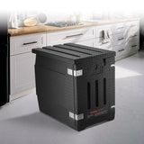 VEVOR Insulated Food Pan Carrier, 90L Hot Box for Catering, LLDPE Food Box Carrier with Double Buckles, Front Loading Food Warmer for Restaurant, Canteen, etc.
