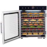 VEVOR 10 Trays Food Dehydrator Machine Stainless Steel 800W Jerky Fruit Drying - Extra Image