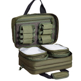 VEVOR Range Bag for 2 Pistols Tactical Gun Bag 2 Built-in Pistol Bags Green - Extra Image