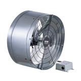 VEVOR 380 mm Gable Mount Fan 1300 CFM Attic Vent Fan with Adjustable Thermostat - Extra Image