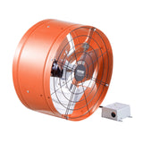 VEVOR 380 mm Gable Mount Fan 1650 CFM Attic Vent Fan with Adjustable Thermostat - Extra Image