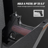 VEVOR Mounted Gun Safe for Pistols Biometric Gun Safe 3 Access Ways for 1 Pistol - Side View