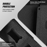 VEVOR Mounted Gun Safe for Pistols Biometric Gun Safe 3 Access Ways for 1 Pistol - 45-Degree Angle