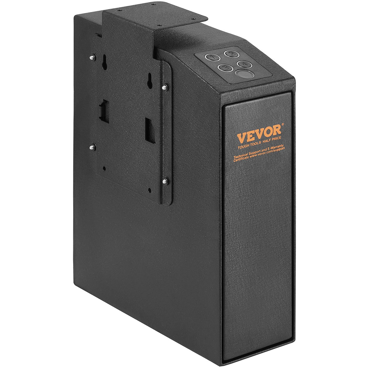VEVOR Mounted Gun Safe for Pistols Biometric Gun Safe 3 Access Ways 1 Pistol