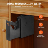 VEVOR Mounted Gun Safe for Pistols Biometric Gun Safe 3 Access Ways 1 Pistol - Rear View