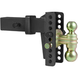 VEVOR Adjustable Trailer Hitch, 15cm Drop & 11.43cm Rise Hitch Ball Mount with 6.35cm Receiver, Solid Tube, 6577 kgs GTW, 5.08cm & 5.08-0.79cm 45# Steel Tow Balls with Key Lock for Truck Towing - Extra Image