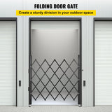 VEVOR Single Folding Security Gate Folding Door Gate 37"W x 48"H Scissor Gate