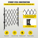 VEVOR Single Folding Security Gate Folding Door Gate 37