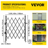 VEVOR Single Folding Security Gate Folding Door Gate 37