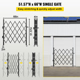 VEVOR Single Folding Security Gate Folding Door Gate 48