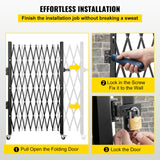 VEVOR Single Folding Security Gate, 85