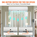 VEVOR 0.9m Commercial Indoor Air Curtain Super Power 2 Speeds 1528m?/h, UL Certified Wall Mounted Air Curtains for Doors, Indoor Over Door Fan with