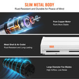 1.5m Commercial Indoor Air Curtain Super Power 2 Speeds 2547m³/h, UL Certified Wall Mounted Air Curtains for Doors, Indoor Over Door Fan with Heavy Duty Limit Switch, Easy-Install Unheated - Rear View