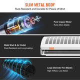 VEVOR 1.5m Commercial Indoor Air Curtain Super Power 2 Speeds 3566m?/h, UL Certified Wall Mounted Air Curtains for Doors, Indoor Over Door Fan with
