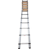 VEVOR Attic Ladder Telescoping, 158.76kg Capacity, 100cm x 59.94cm,Multi-Purpose Aluminium Extension, Lightweight and Portable,Fits298.7cm-