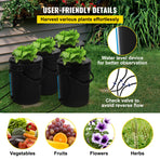 DWC Hydroponics Grow System, Hydroponic Growing System, Deep Water Culture 5-Gallon 4 Buckets, DWC System with Air Pump, Air Stones and Water Level Device for Leafy Vegetables