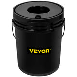 VEVOR DWC Hydroponic System, 5 Gallon 5 Buckets, Deep Water Culture Growing Bucket, Hydroponics Grow Kit with Pump, Air Stone and Connected Reservoir, for Indoor/Outdoor Leafy Vegetables - Extra Image