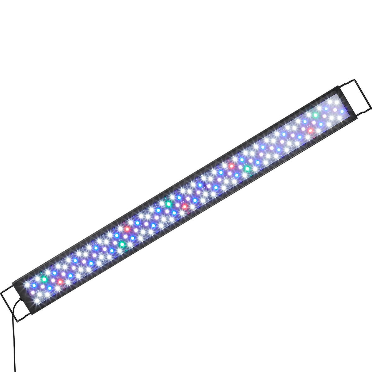 VEVOR Aquarium Light, 26W Full Spectrum Fish Tank Light with 24/7 Natural Mode, Adjustable Timer & 5-Level Brightness, with Aluminum Alloy Shell Extendable Brackets for 30"-36" Freshwater Planted Tank