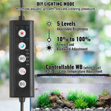 VEVOR Aquarium Light 26W Full Spectrum Aquarium LED Lights for 36"-42" Fish Tank