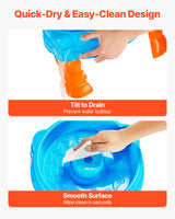 VEVOR Water Table for Toddlers Kids Activity Sensory Table with 9PCS Accessories - 45-Degree Angle
