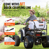 VEVOR ATV Sprayer 60 L/15.9 Gal ATV/UTV Spot Sprayer with A Nozzle Boom 1.9 GPM - 45-Degree Angle