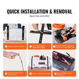 VEVOR ATV Sprayer 60 L/15.9 Gal ATV/UTV Spot Sprayer with A Nozzle Boom 1.9 GPM - Rear View