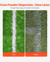 VEVOR Dry Line Marker 2-Wheel 50 or 100 mm Lines Heavy Duty Steel Chalker 11.3kg - 45-Degree Angle