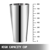 Vevor Commercial Milkshake Maker Machine Double Heads Thickshake Frother Stainless - Rear View
