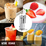 Vevor Commercial Milkshake Maker Machine Double Heads Thickshake Frother Stainless - Close-Up Angle