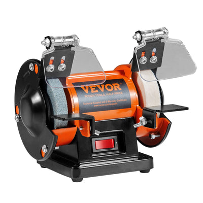 VEVOR Jewelry Polisher, Bench Grinder Polishing & Buffing Machine, 3590RPM Bench Lathe Polisher with 1 Wool Wheel & 1 Abrasive Fiber Wheel & 1