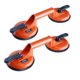 VEVOR Glass Suction Cup, 119 mm 2 Pack 150 kg Load Capacity, Vacuum Suction Cup with Aluminum Handle, Heavy Duty Industrial Suction Cup Lifter Tool