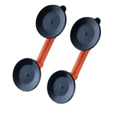 VEVOR Glass Suction Cup, 119 mm 2 Pack 150 kg Load Capacity, Vacuum Suction Cup with Aluminum Handle, Heavy Duty Industrial Suction Cup Lifter Tool for Glass, Granite, Tile, Metal, Wood Panel Lifting - Extra Image