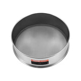 Flour Sieve Fine Mesh, 80 Mesh Flour Sifter, 304 Stainless Steel Fine Mesh Sifter Food-grade, Dia. 12.6" Fine Mesh Strainers for Baking, 5 Sizes Mesh hole for Mungbean, Rice, Flour, Pearl Powder