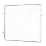 VEVOR Chain Link Fence Gate, 70 x 72 in, Adjustable Chain Link Fence Panel, Fit 3 ft (W) x 4 ft (H) Garden Fence Gate Opening, Rust-Resistant Galvanized Fencing Gate for Farm Posts Not Included - Extra Image