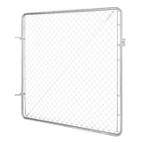VEVOR Chain Link Fence Gate, 70 x 72 in, Adjustable Chain Link Fence Panel, Fit 3 ft (W) x 4 ft (H) Garden Fence Gate Opening, Rust-Resistant Galvanized Fencing Gate for Farm Posts Not Included - Extra Image