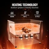 VEVOR 15L Ultrasonic Cleaner with Heater Timer & Basket Digital Sonic Machine - Side View